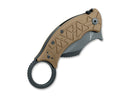Fox Knives Tribal K Titanium Bronze Black PVD
