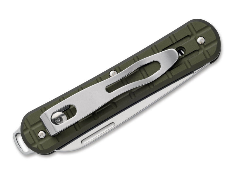 Fox Knives Vulpis 130 Grenade Pattern Aluminum Military Green