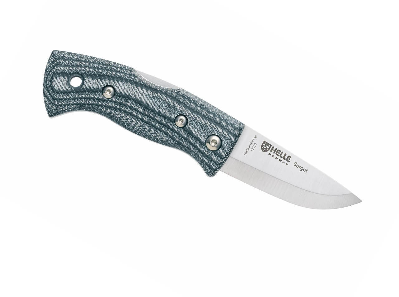 Berget 12C27 Denim Micarta