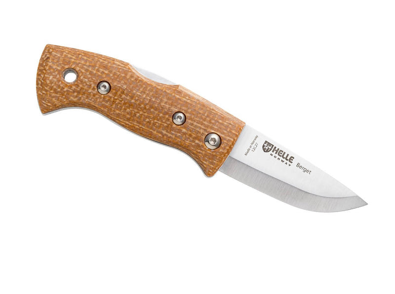 Helle Berget 12C27 Mustard Jute Micarta