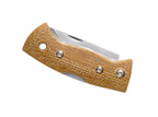 Berget 12C27 Mustard Jute Micarta