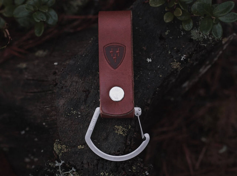 Helle Gürtelclip Braun