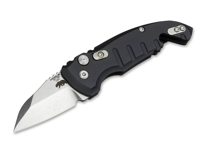 Hogue A01 Microswitch Compact Wharncliffe Black