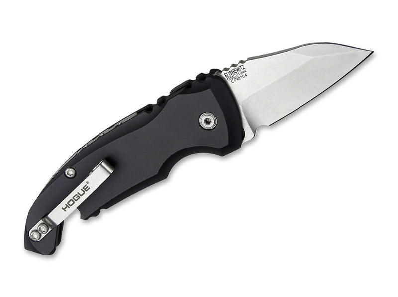 Hogue A01 Microswitch Compact Wharncliffe Black
