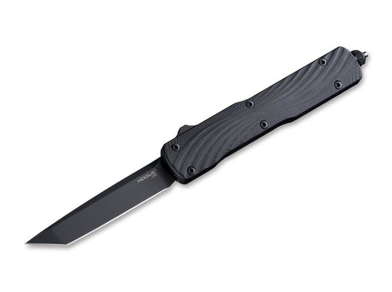 Hogue Counterstrike OTF Automatic 3.35 Tanto G10 Solid Black PVD