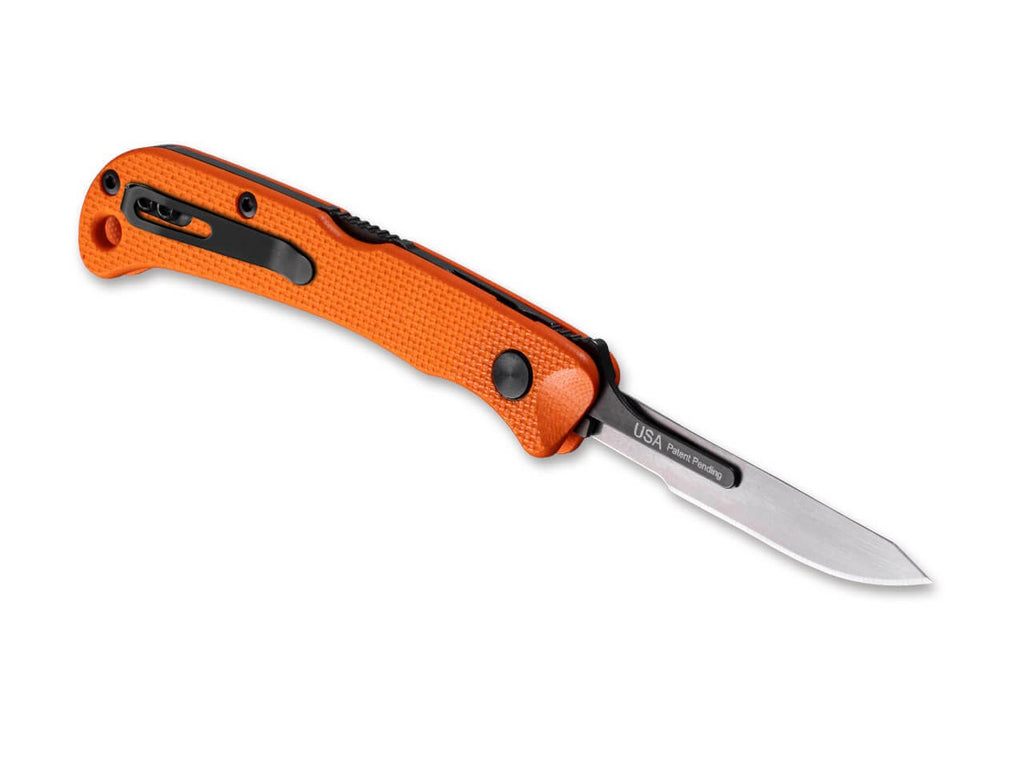 Expel 2.5" Folding Scalpel G10 Orange