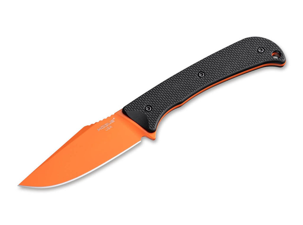 Extrak 3.3" Clip Point Orange Cerakote