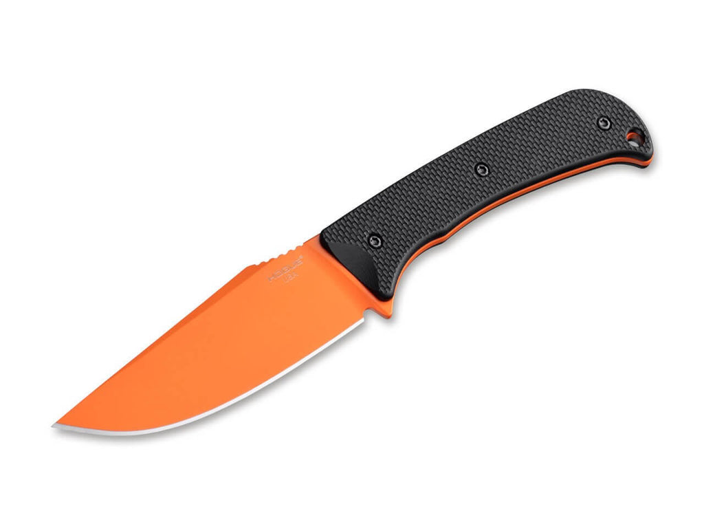 Extrak XL 3.9" Fixed Blade G10 Black Orange Cerakote