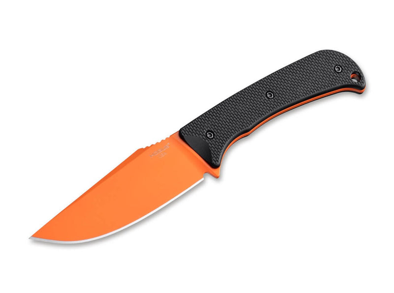 Hogue Extrak XL 3.9" Fixed Blade G10 Black Orange Cerakote