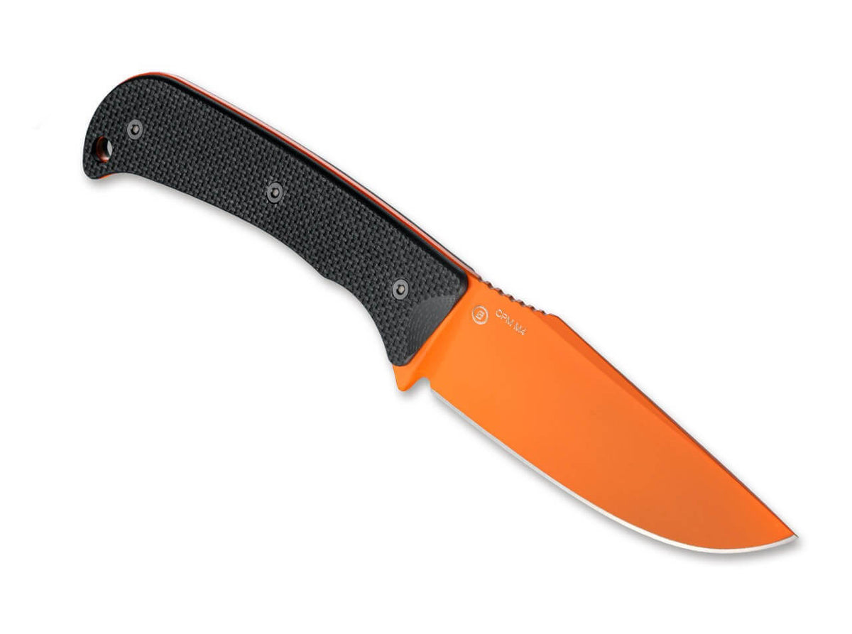 Extrak XL 3.9" Fixed Blade G10 Black Orange Cerakote