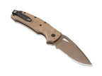 SIG K320A M17/M18 3.5" DPB Partial Serrated Tan