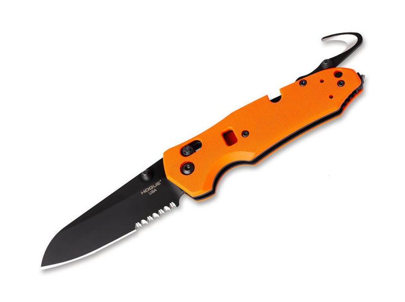 Hogue Trauma 3.4 First Response Tool G10 Orange Serrated