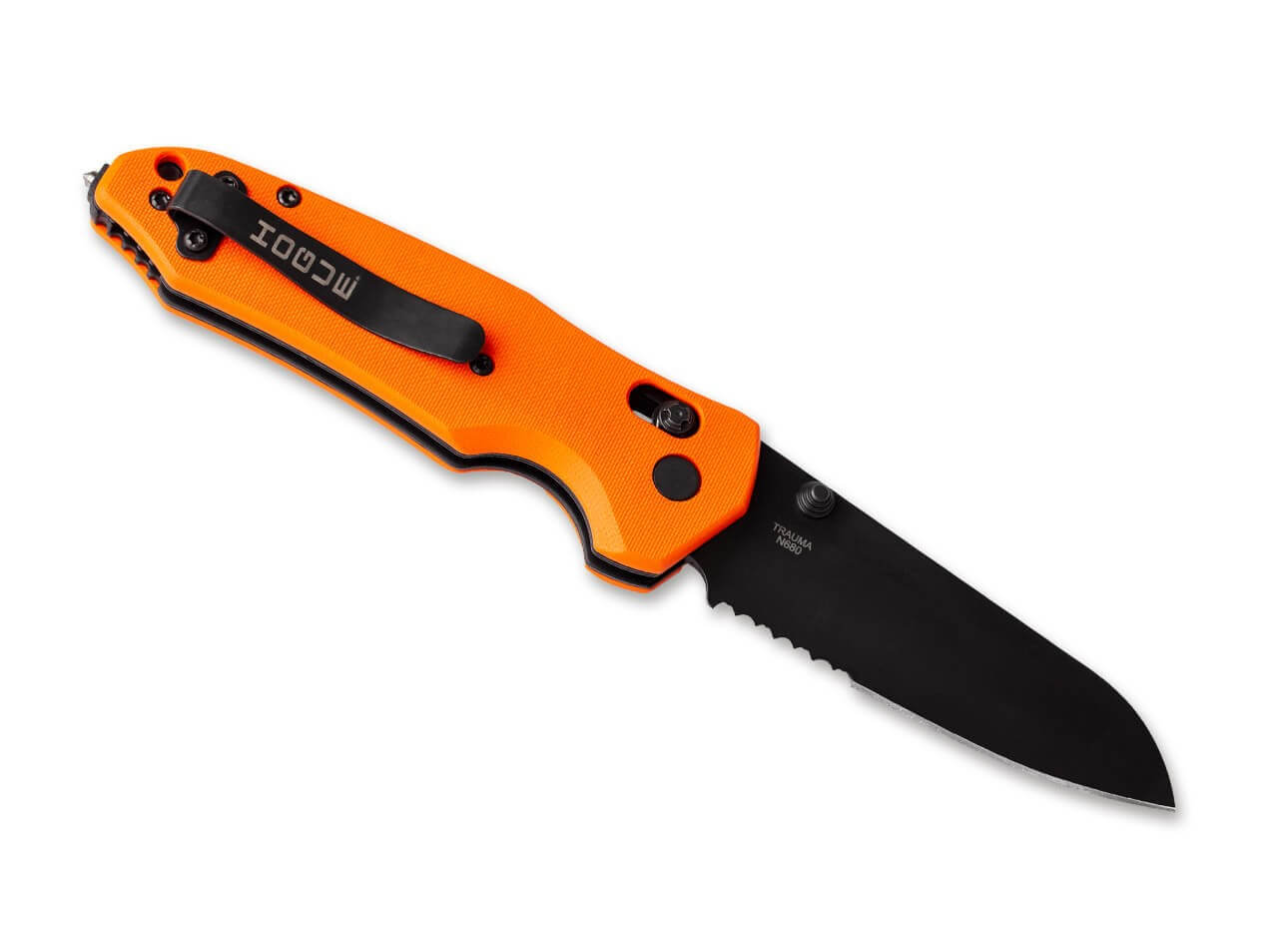 Trauma 3.4 First Response Tool G10 Orange Serrated