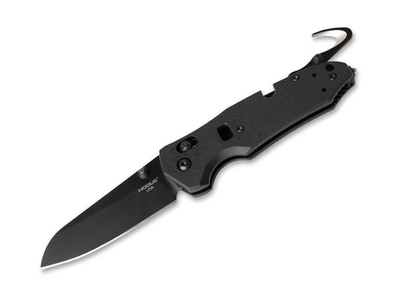 Hogue Trauma First Response Tool 3.4 G10 Solid Black Cerakote
