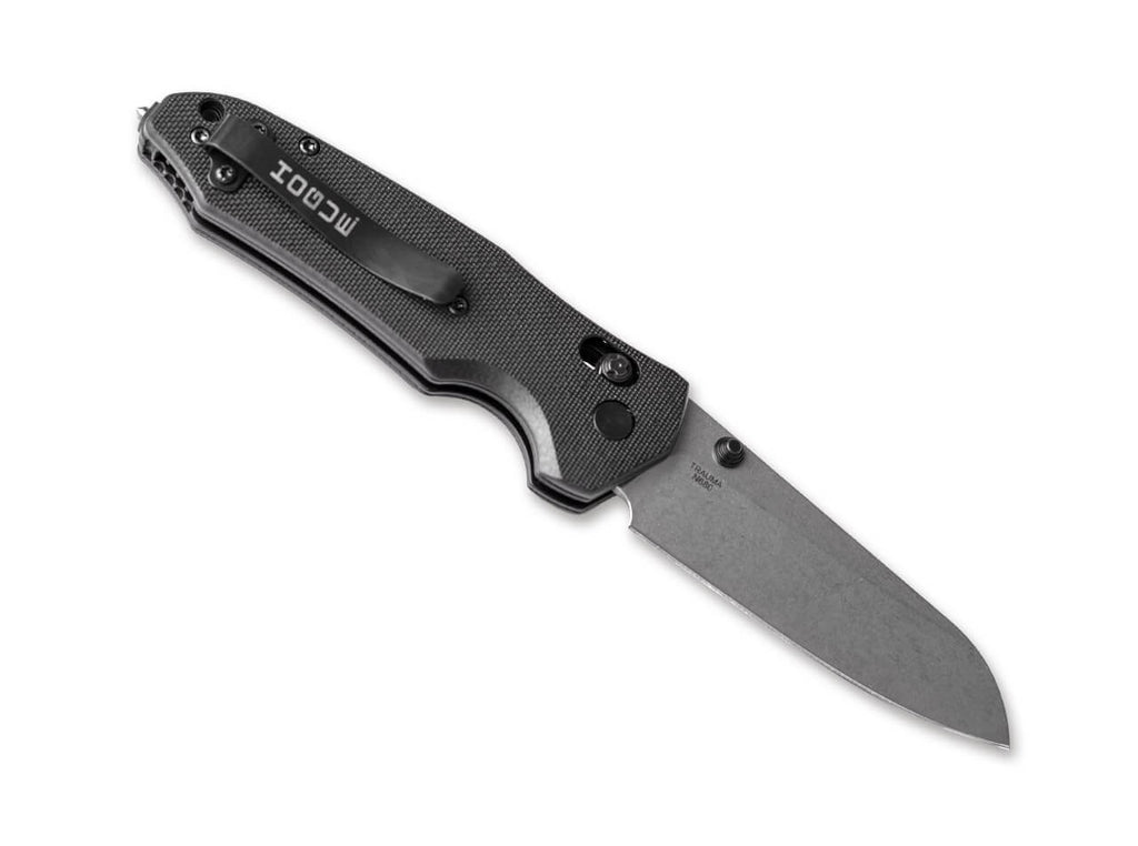Trauma First Response Tool 3.4 G10 Solid Black Stone Tumbled