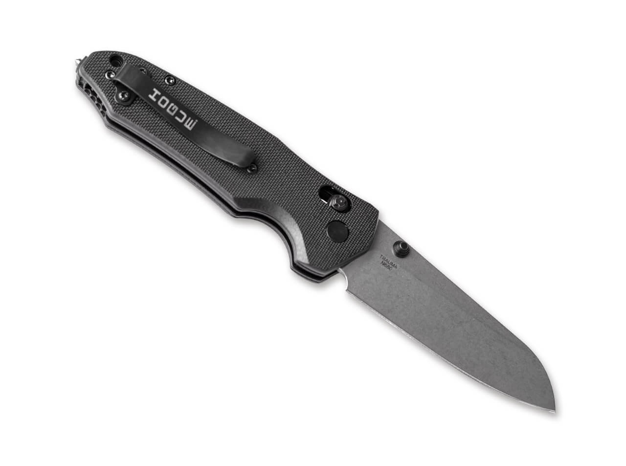 Trauma First Response Tool 3.4 G10 Solid Black Stone Tumbled
