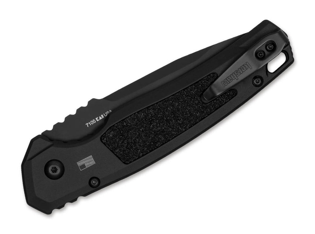 Launch 16 Aluminum Black Tanto Serrated