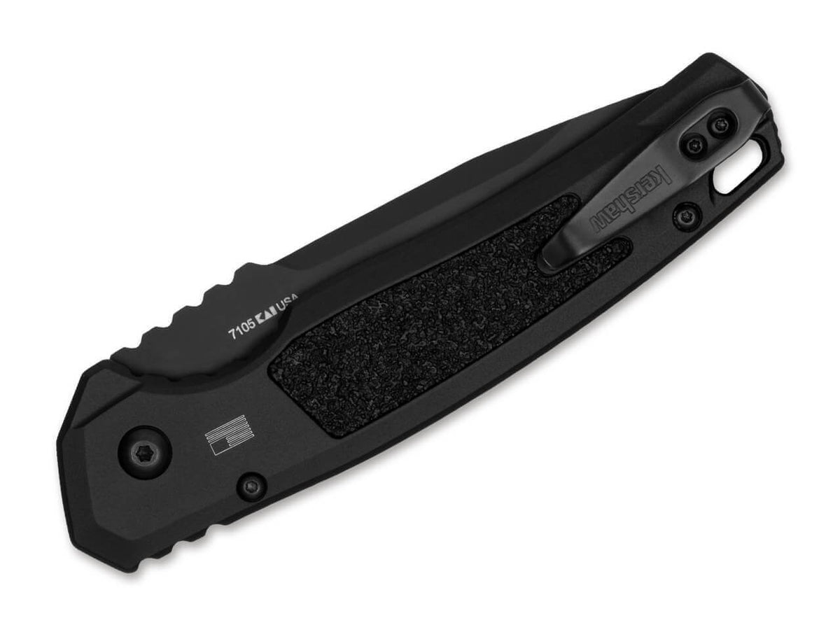 Launch 16 Aluminum Black Tanto Serrated
