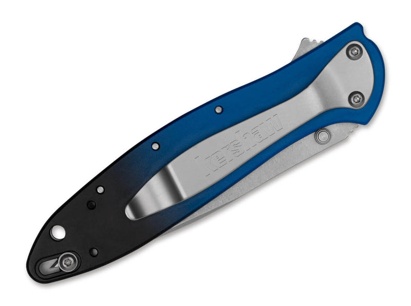 Kershaw Leek Aluminum Blue Black Gradient