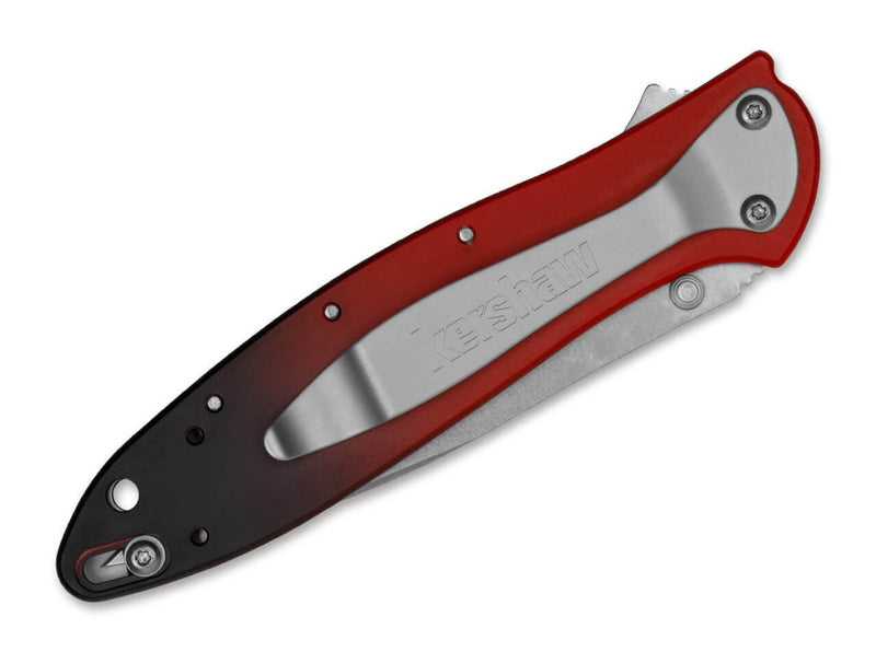 Kershaw Leek Aluminum Red Black Gradient