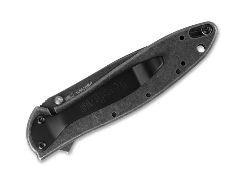 Kershaw Leek Composite Blackwash