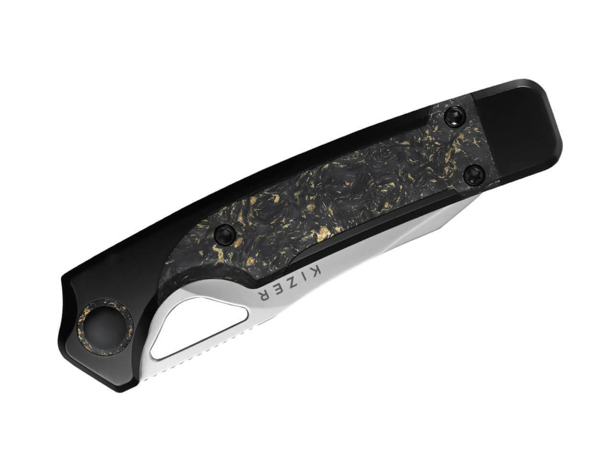 Ara S45VN Black Ti CF Gold Flake