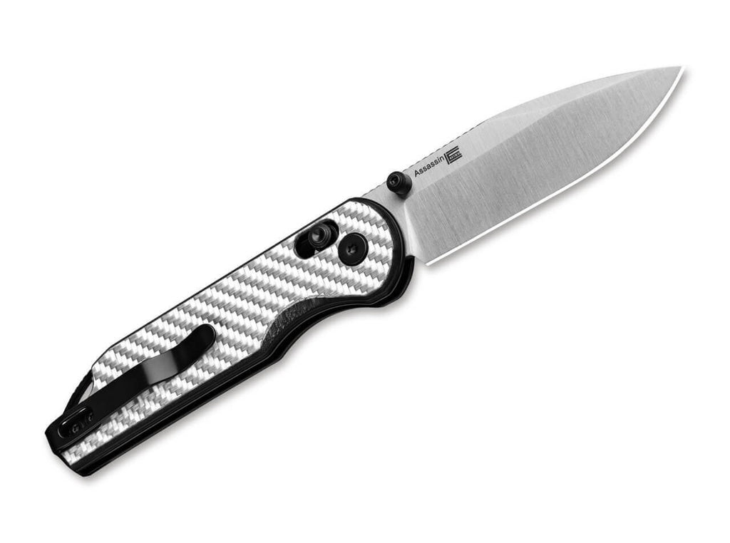 Assassin Nitro-V G10 CF Silver & Black