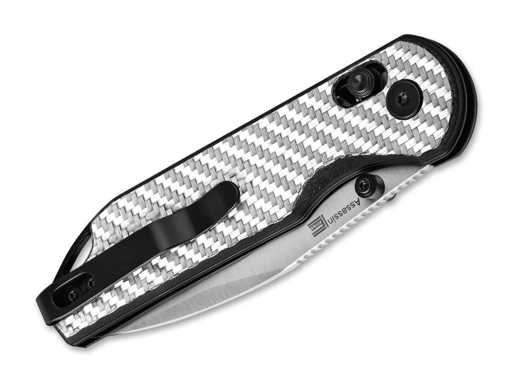 Assassin Nitro-V G10 CF Silver & Black