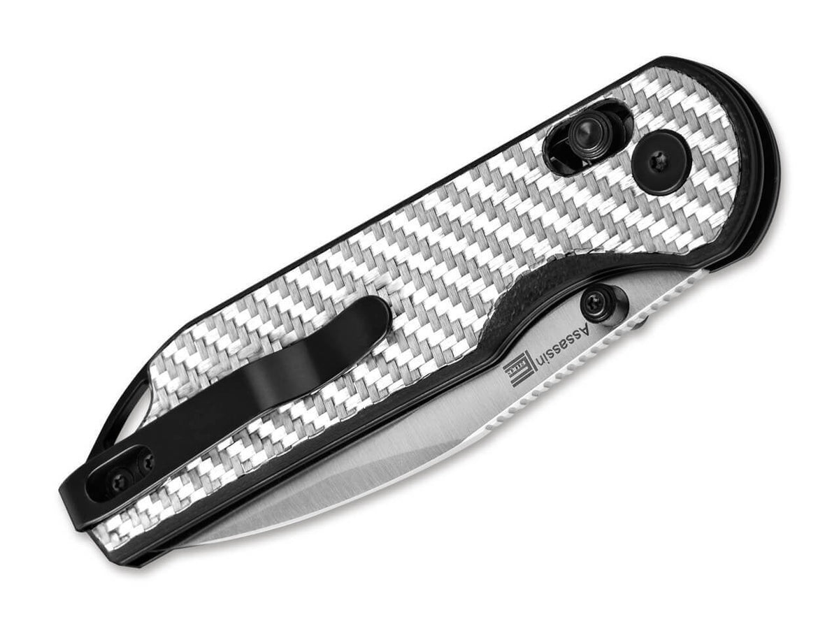 Assassin Nitro-V G10 CF Silver & Black