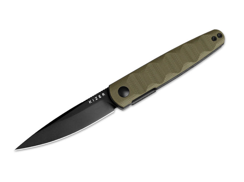 Kizer Bamboo Nitro-V Black PVD OD Green G10