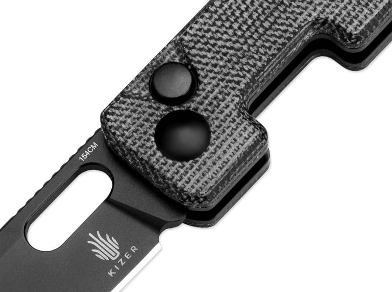 Kizer Banish Micarta All Black