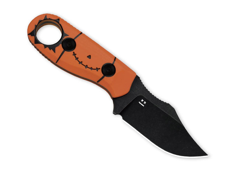 Kizer Beaver AEB-L Clip Point Orange G10 Halloween