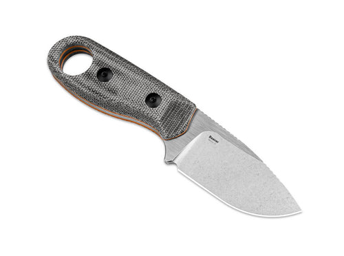Beaver Nitro-V Black Micarta & Orange G10