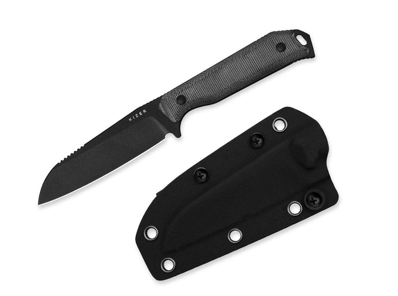 Kizer Begleiter Fix CPM-3V Micarta All Black