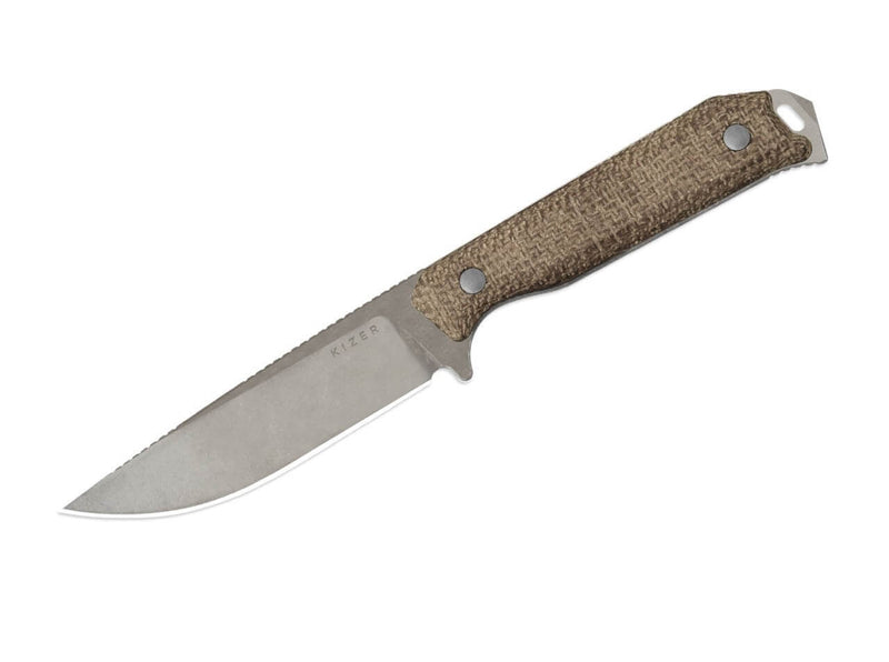 Kizer Begleiter Fix CPM-3V Natural Micarta