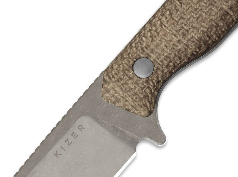 Kizer Begleiter Fix CPM-3V Natural Micarta