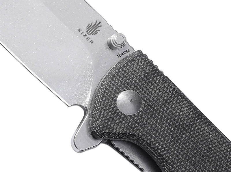 Kizer Coniferous V Micarta Black