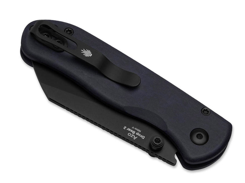 Kizer Drop Bear 2 Nitro-V Blue Richlite DLC