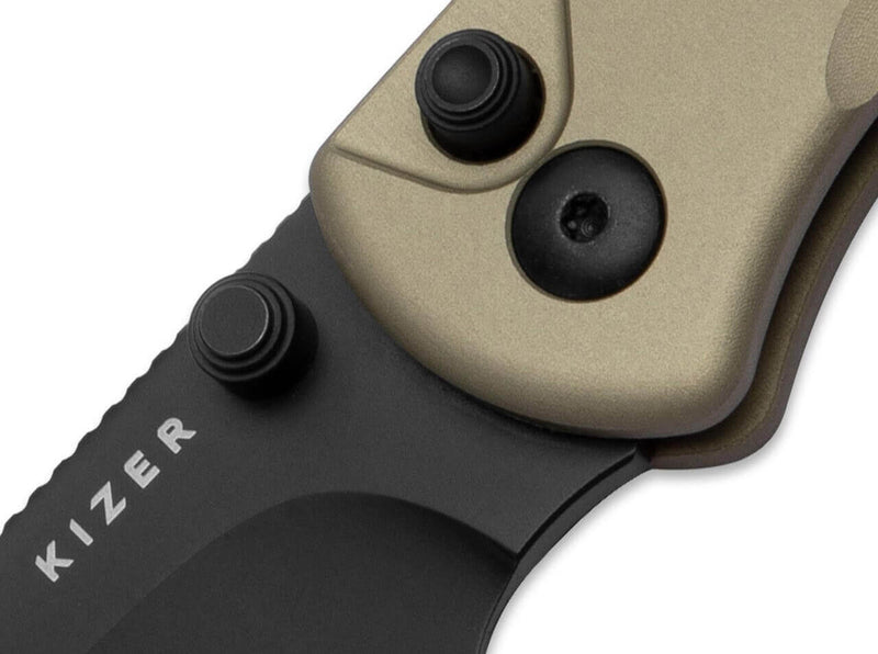 Kizer Drop Bear 2 Nitro-V Tan Aluminum DLC