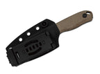 Drop Bear Fix AEB-L Brown Norplex UltreX Micarta Black Stonewash