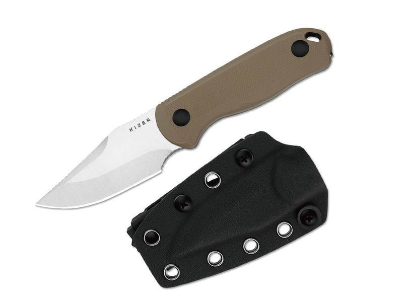 Kizer Drop Bear Fix AEB-L Tan G10