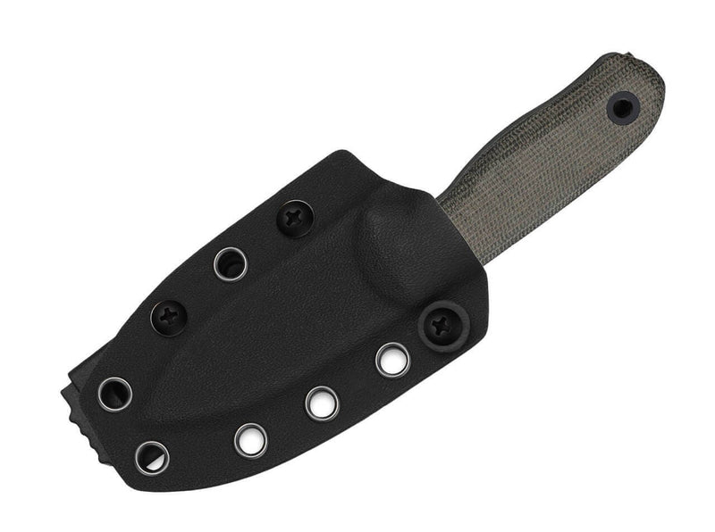 Kizer Drop Bear Fix S45VN Grayish Green Norplex UltreX Micarta DLC