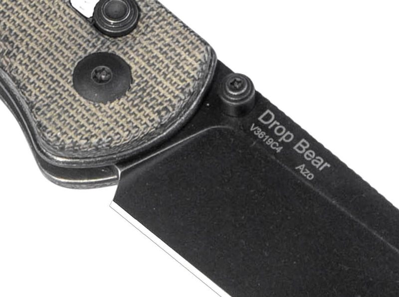 Kizer Drop Bear Micarta Green