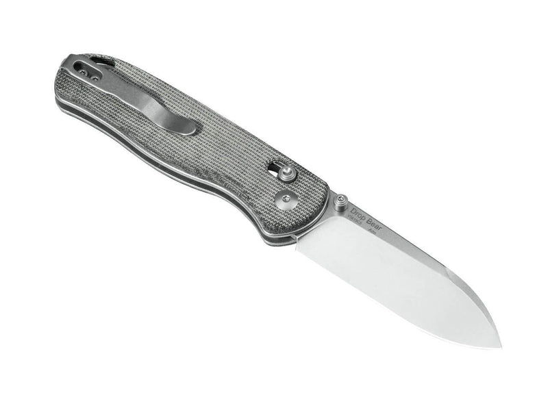 Kizer Drop Bear Micarta Grey