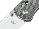 Kizer Drop Bear Micarta Grey
