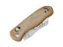 Kizer Drop Bear Utility Brown Micarta