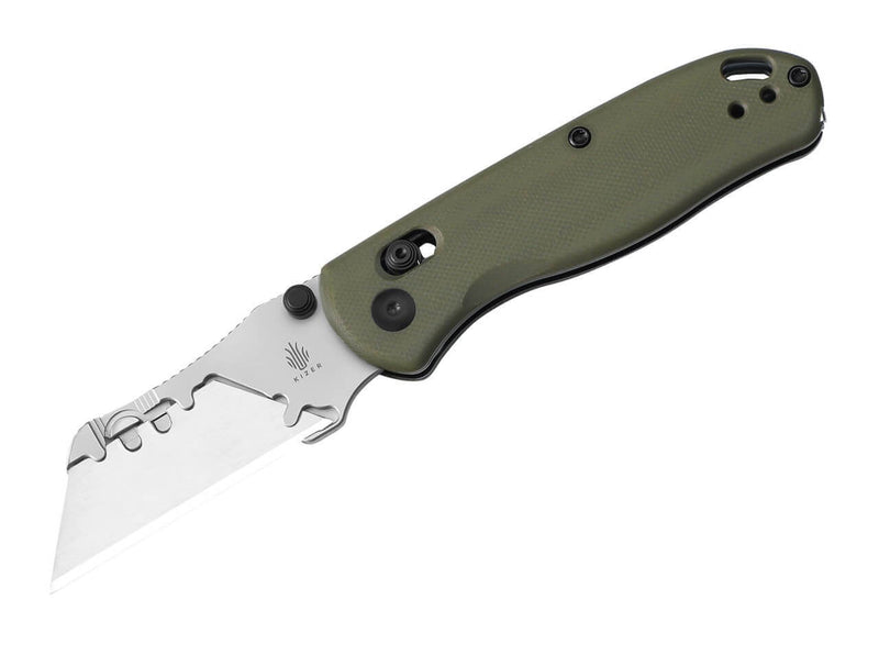 Kizer Drop Bear Utility Olive Green G10