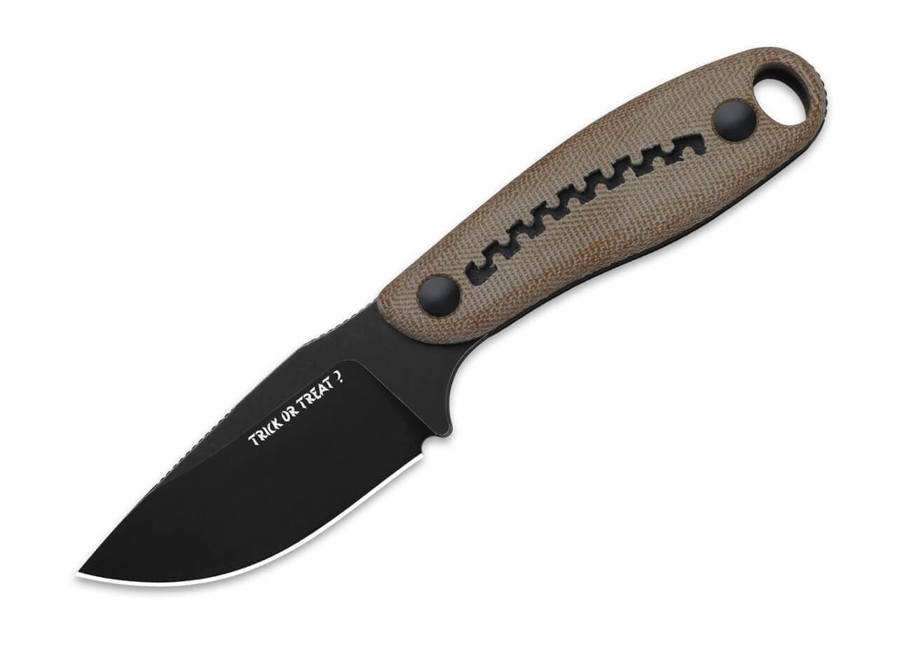 Hare Nitro-V Brown Micarta & G10 Halloween
