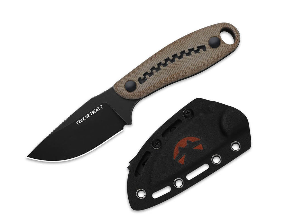 Hare Nitro-V Brown Micarta & G10 Halloween