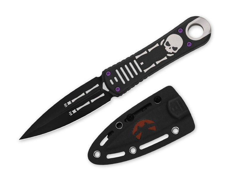 Kizer Hidden Agenda AEB-L Black G10 Halloween